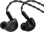 Linsoul Kiwi Ears Septet in Ear Monitor, 1DD + 4BA + 1 Planar + 1 PZT Quadbrid IEM Earphones, HiFi Wired Earbuds, Gaming Earbuds with 3.5mm/4.4mm Modular Cable for Musicians Audiophiles