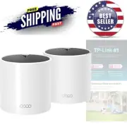 Dual-Band AX1500 WiFi 6 Mesh System Covers 3900 sq ft for Home Use