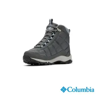 【Columbia 哥倫比亞官方旗艦】女款-FIRECAMP™ Omni-Tech防水高筒健走鞋-深灰(UBL17660DY/HF)