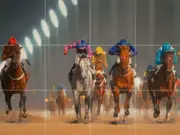 Horse Racing equestrian sport ceramic tile mural backsplash medallion