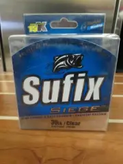 SUFIX SIEGE HIGH TENSILE & KNOT STRENGTH - SUPERIOR 30LB CLEAR 250 YRDS #662-130