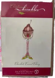 DEPT 56 Patience Brewster Krinkles CHOCOLATE NOUGAT ORNAMENT NEW (T) SHRINK WRAP