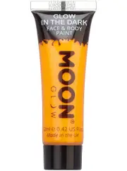 Moon Glow Orange Glow In The Dark Cream Face Paint