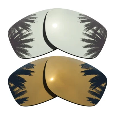 Silver&Bronze Gold Replacement Lenses for-Oakley Jupiter Squared Polarized