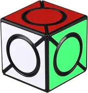 Willking six spot Cube Black Magic Cube Mofangge fangyuan Cube Black skewb Puzzle