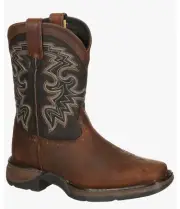 Durango Lil' Durango Square Toe Cowboy Toddler Boys Brown Boots US 7.5 DWBT048