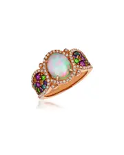 Le Vian 14K Rose Gold 2.23 ct. tw. Diamond & Opal Ring