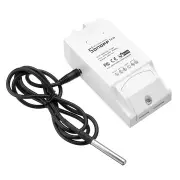 TH10 DIY 10A 2200W Smart Home WIFI Wireless Temperature Humidity Thermostat Module APP Remote Control Switch Socket With DS18B20 Waterproof Temperature Probe