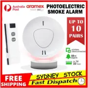1-15X Smoke Alarm Detector wireless Interlinked PHOTOELECTRIC Qld AS3786 10 year