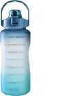 Drinking Water Bottle 64Oz Leakproof with Motivational Time Marker BPA Free