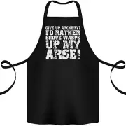 Give up Archery? Funny Offensive Archer Cotton Apron 100% Organic