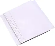 25 Sheets White Printable Shrink Films Kit Shrinky Art Film Paper Heat-Shrink Sheets Can be Printed for Inkjet Printer for DIY Pendants Earrings Keychains Ornaments Accessories, 8.3 * 11.4 Inches