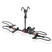 2" Hitch Mounted Foldable Rack Smart Tilting 2-Bike Platform Style Carrier