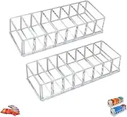 NYGHMY 2 Pcs Tea Bag Storage Organizers, Kitchen Pantry, Cabinet, Countertop Food Drawer Holder Bin Caddy - for Coffee, Sugar Packet, Beverage Bags, Sweeter, Ketchup, Spice Pouches, Dressing Mixes