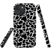 For iPhone 15 Case, Shielding Cover, Cow Pattern