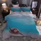 Sea turtles in sun 3D Print Duvet Quilt Doona Covers Pillow Case Bedding Sets