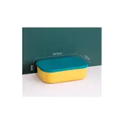 Home Storage Box Office With Cover Plastic Sundries Snacks Cosmetics Storage Basket B