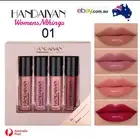 Non Stick Lip Gloss Set, Lip Tint, Matte Finish, Valvet Liquid Lipstick 4 Piece