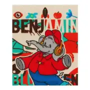 BENJAMIN BLÜMCHEN Musik - Aufnäher Aufbügler Iron-On Patch Applikation - #9741