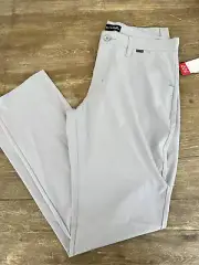 Travis Mathew 777 Prestige Majestic x Player Light Grey Pants, NWT, Size 32
