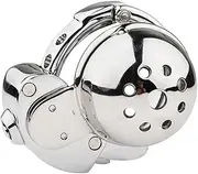 Adjustable Metal Chastity Cage Porous Chastity Lock Male Masturbation Bondage Training Penis Lock Cage to Prevent Erection Sex Toy Metal Cock Cage Chastity Device