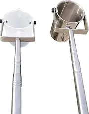 Telescopic Water Sampler,Ultra Light Rod Plastic Beaker Pendulum Beaker Sampler Ladle for Environmental Monitoring, Water Quality Sample Collection(Plastic 1000ml,1.17m-4m)