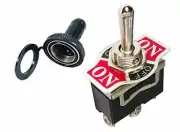 HD Toggle Switch with Rubber Boot SPDT Momentary Center Off Both Sides 20 Amp