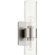Quorum International 5826-2-65 Fort Worth Wall Sconce Wall Light in Satin Nickel