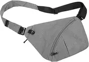 [SAFIGLE] Men Crossbody Bag Lightweight Theft Sling Chest Bag with Multi Pockets for Easy Access Durable Material for Sports and Daily Use present for
