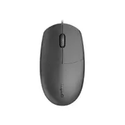 Rapoo N100 USB Optical 1600DPI Wired Mouse - Black