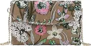 [Keridean] Embroidered Sequin Shoulder Handbag Women Summer Floral Chain Crossbody Tote Evening Clutch Purse Envelope Boho