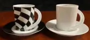 Pair Rosenthal Jan Van der Vaart Studio Line Espresso Coffee Cup & Saucer BH176