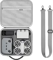 Carrying Case for DJI Neo Portable PU Storage Protective Bag for DJI Neo Fly More Combo Accessories,for RC-N3 Remote Controller, Neo Intelligent Flight Battery, Charging Hub