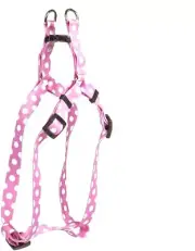 Yellow Dog Design Watermelon Polka Dot Step-in Dog Harness-X-Small-3/8 and fits