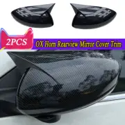Carbon ABS Style OX Horn Rearview Mirror Cover Trim For Nissan Altima 2019-2024 (for: Nissan)