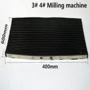 Milling Machine Part Accordion Type Way Mill Rubber Cover 400*600mm CNC Milling
