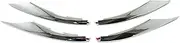 Pexorin, for, A Class Sport 2019 Front Bumper Fog Light Air Vent Grille Cover Trim Chrome Intake Grill Frame Splitter Lip Front Bumper Fog Light Vent