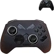 Protective Silicone Case for FLYDIGI Vader 4 Pro Game Controller - Shockproof and Waterproof Cover for Ultimate Protection,Black