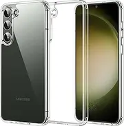 [MEZON] Ultra Slim Case for Samsung Galaxy S23 – Premium Crystal Clear Case – Shock Absorption, Wireless Charging Compatible (Galaxy S23, Gel Clear)
