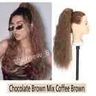 Real Thick 100% As Human Kinky Curly Drawstring Ponytail Clip In Hair Extension