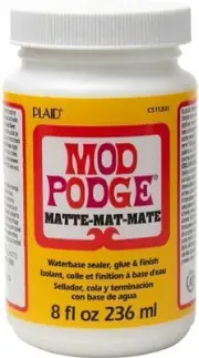 Mod Podge CS11301 Waterbase Sealer, Glue and Finish, 8 oz, Matte