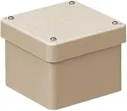 Mirai Industry PVP-3015BJ Waterproof Pool Box, Kabse Lid, Square, No Knock, 11.8 x 11.8 x 5.9 inches (300 x 300 x 150 cm), Beige