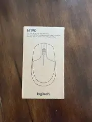 Logitech Wireless Mouse M190 - Full Size Ambidextrous Curve Design