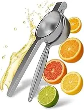Premium Stainless Steel 7 cm Lemon Squeezer - Robust Hand Press Lemons & Limes - Rustproof, Juicer, Health, Dishwasher Safe, Ergonomic - Ideal for Kitchen, Cocktails & Cooking