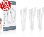 Dermaplaning Tool (9 Count) - Practical Eyebrow, Face and Peach Fuzz Hair Remova