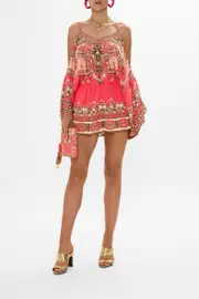 DROP SHOULDER PLAYSUIT SHELL GAMES