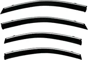 QVQOCUKS Car Window Visor Awning Shelters Compatible for Toyota VIOS Sedan Hatchback 2002-2022 Windshield Side Window Rain Sun Shade Accessories(T-03)