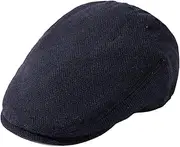 [TOP-EX] L/XL/XXL/XXXL Men's Wool Blend Flat Cap Newsboy Peaked Cap Beret Cap Vintage Cap Barrett Ivy Gatsby Cap Tweed Beret Peaked Cap