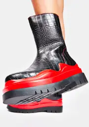 [AZALEA WANG] Into The Wild Platform Boots