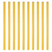 10pcs Sewing Marking Pencil Water Soluble Fabric Pencil Tailors Chalk, Yellow